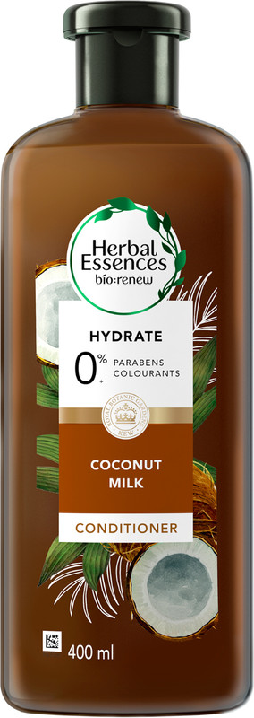 Herbal Essences Coconut Milk- For Hydration- No Paraben, No Colorants, No Gluten Conditioner(400 ml)