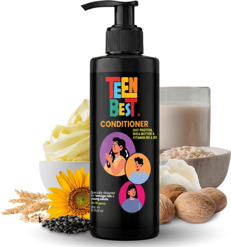 HealthBest Conditioner for Teen Boys & Girls 13-19 Years Lightweight, Oily & Sweaty Hair(200 ml)