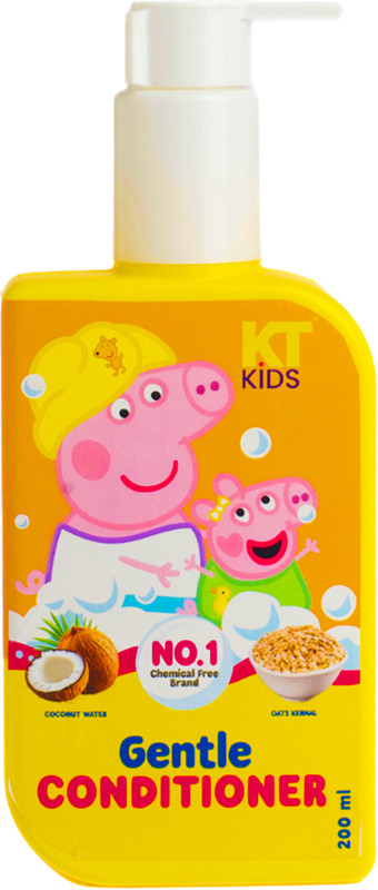 KT KIDS Hair Detangle Conditioner for kids with Coconut Oil & Hibiscus(200 ml)