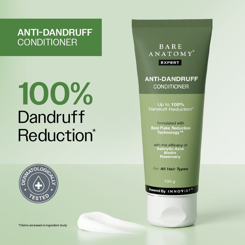 BARE ANATOMY Anti-Dandruff Hair Conditioner with Rosemary, Biotin & Salicylic Acid(100 g)