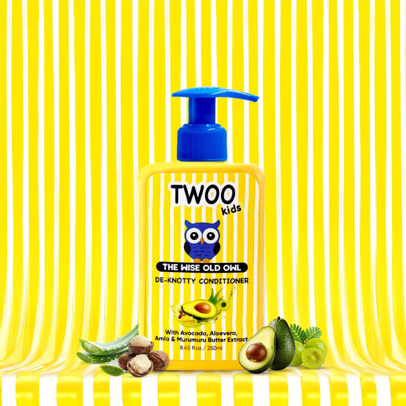 TWOO The Wise Old Owl De-Knotty Conditioner For Kids(250 ml)