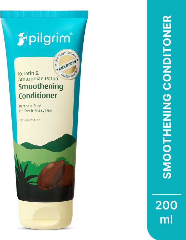 Pilgrim Patua & Keratin Smoothing Conditioner with Sacha Inchi for Silky|Frizz-Free Hair(200 ml)