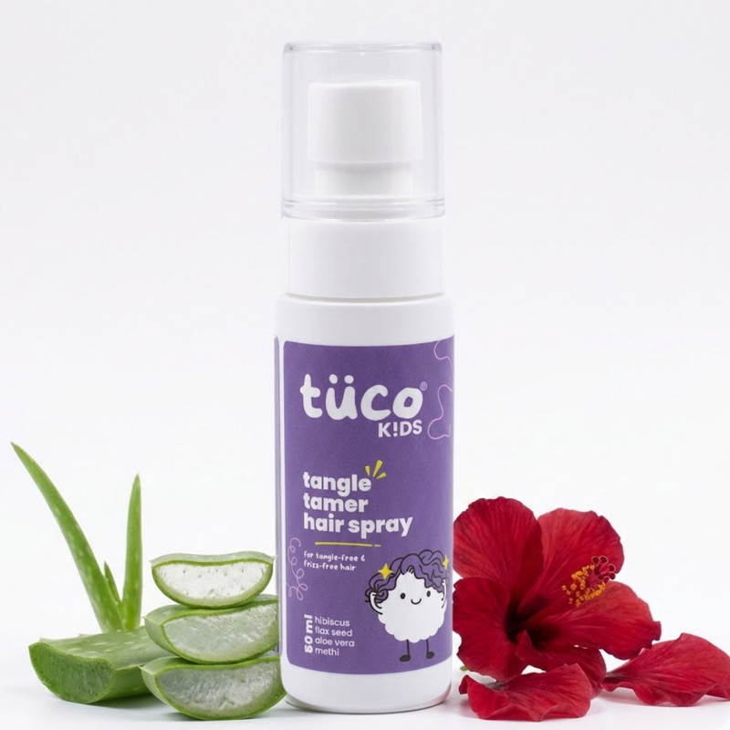 TuCo Kids Tangle Tamer Detangling Spray for Smooth, Soft & Manageable Hair(50 ml)