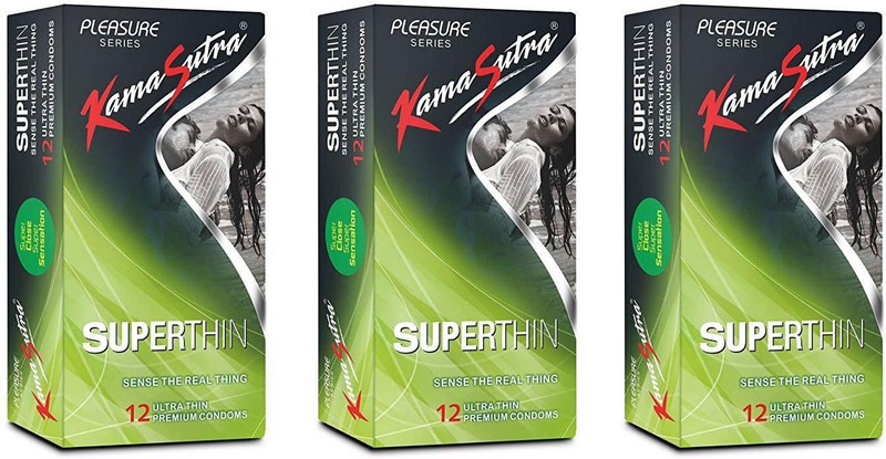 KS superthin condom Condom(Set of 3, 12 Sheets)