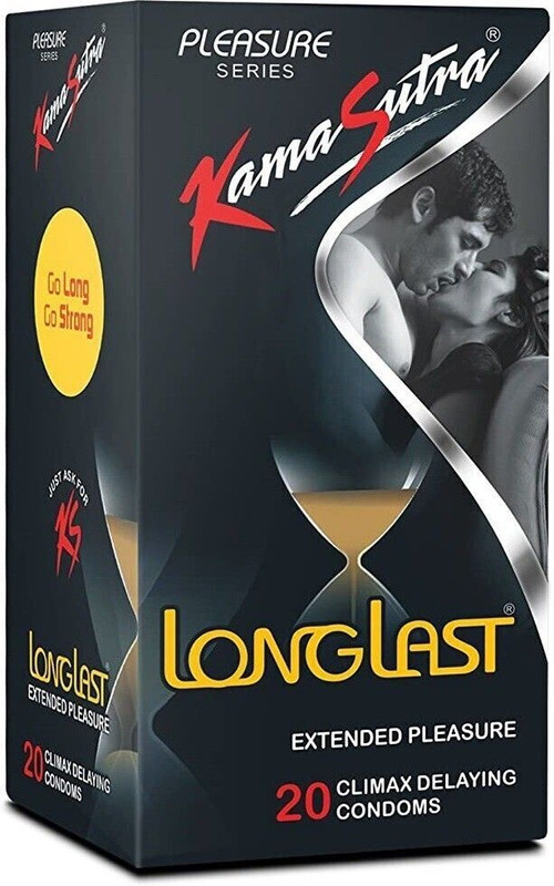 Kamasutra Premium Men Condom Longlast 20 pcs Pink Lubricated Condom Combo ks condom for men condom Climax delaying condoms Condom(20 Sheets)