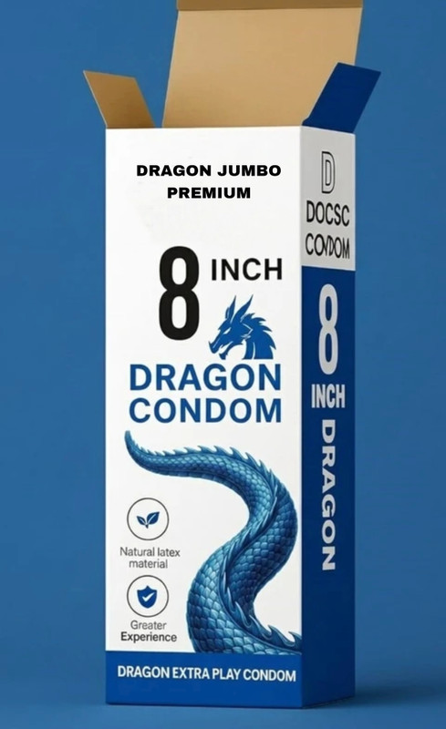 docscale 7 INC DRAGON PREMIUM SILICON JUMBO Condom(2 Sheets)