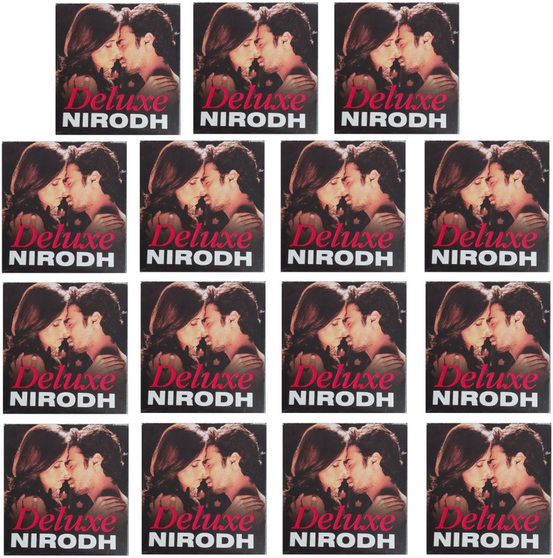 DELUXE Nirodh Lubricated Condoms (Pack of 120), Secret Delivery Condom(Set of 24, 120 Sheets)