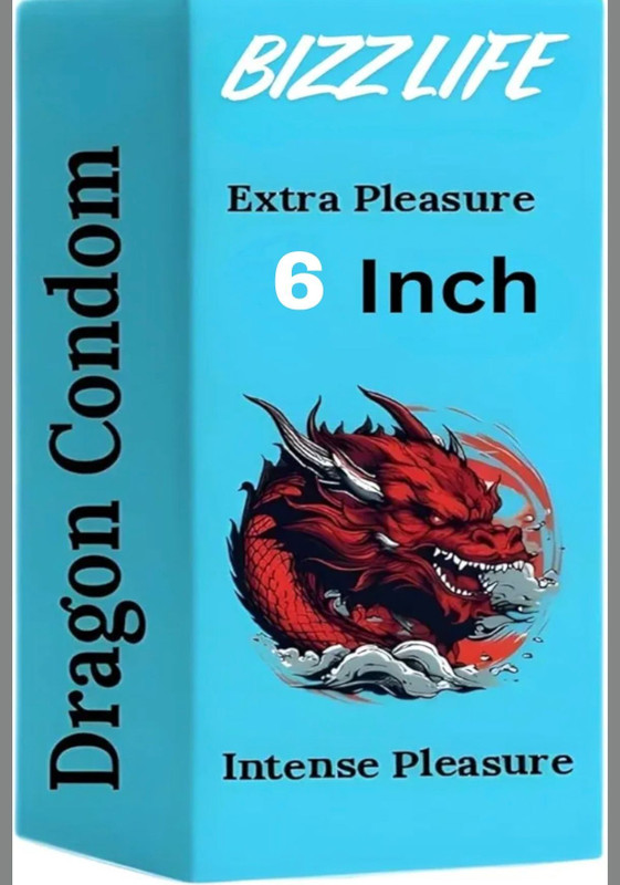 DRAGON JUMBO PREMIUM 6 inc Soft And Reliable Condom(10 Sheets)
