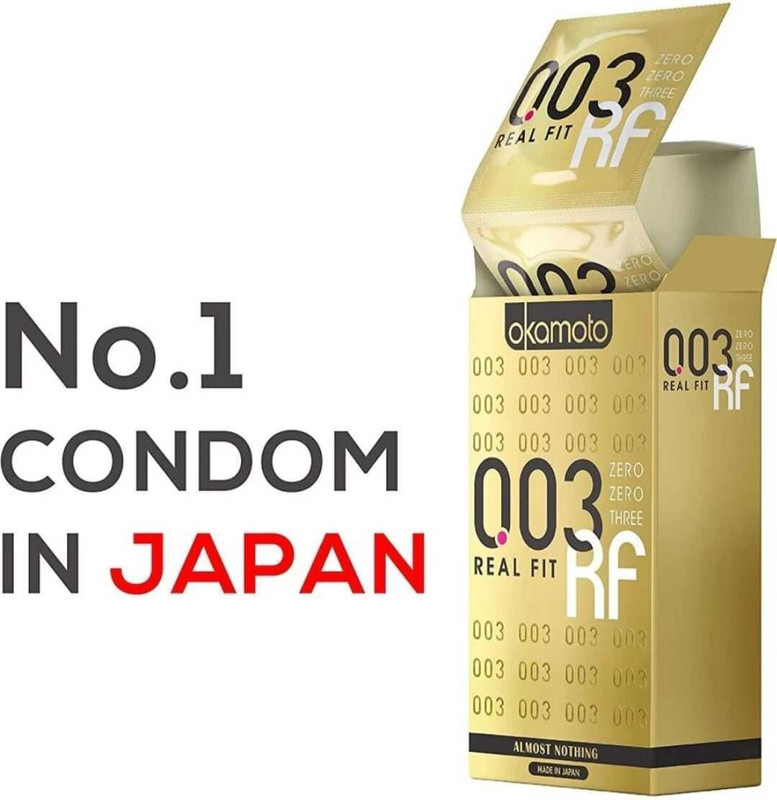 okamoto 0.03 Real Fit Condom(10 Sheets)