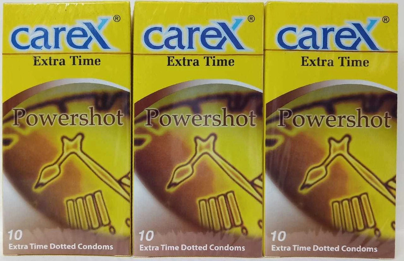 CAREX Extra Time Condom(Set of 3, 30 Sheets)