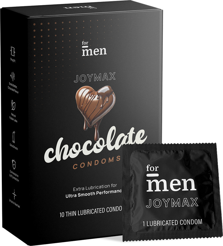 Formen Joymax Strawberry Flavour|for Men|Comfortable Fit Condom(Set of 2, 20 Sheets)