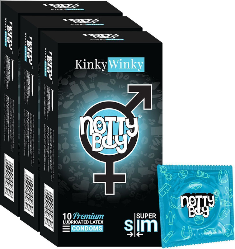 NottyBoy Ultra Slim Plain Thin Condom(Set of 8, 80 Sheets)