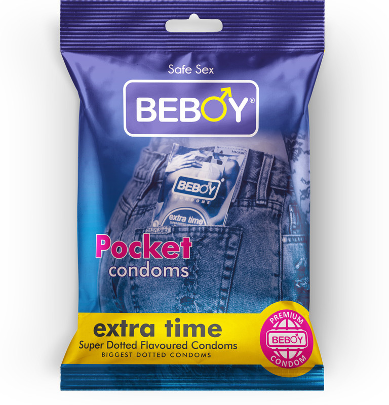 BEBOY Super Dotted Condom(Set of 15, 45 Sheets)