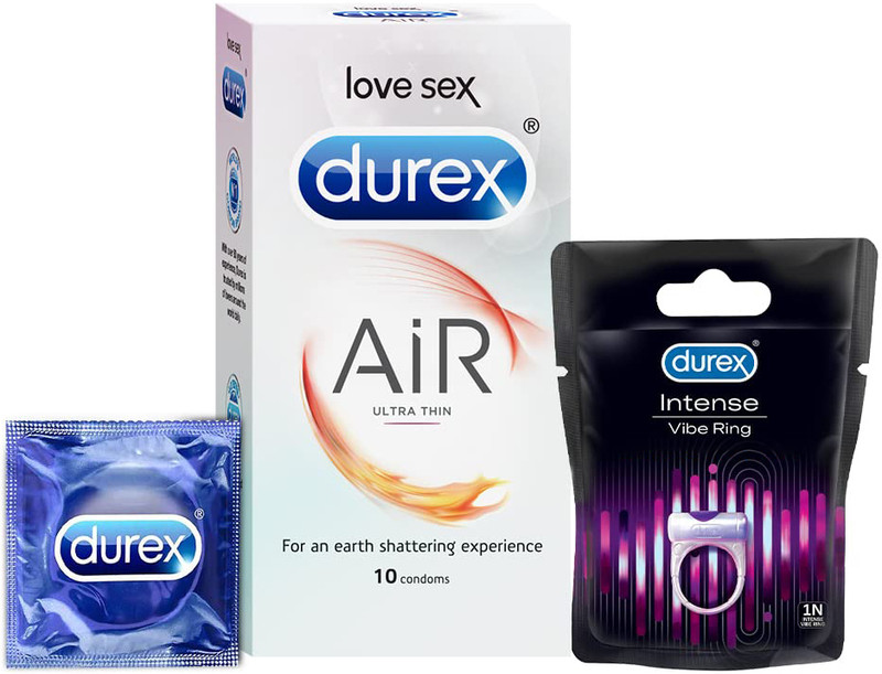 DUREX Extra Time Condom and Vibe ring(Pack of 1 For Men)