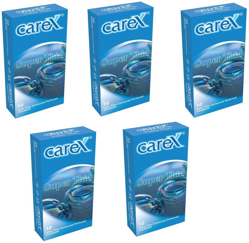 CAREX Super Thin x 5 Condom(Set of 5, 50 Sheets)