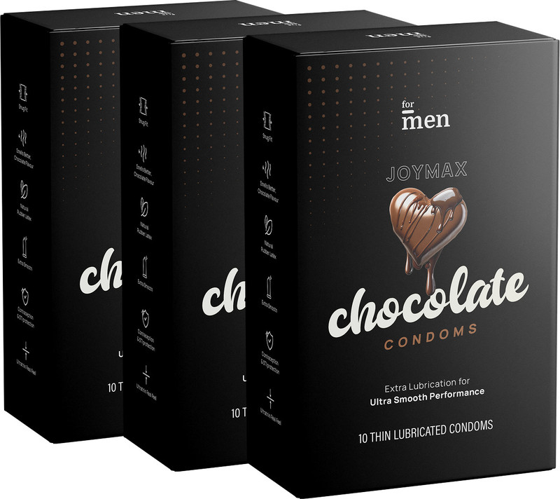 Formen Joymax Chocolate Flavour|Pack of 1 for Men | Comfortable Fit Condom(10 Sheets)