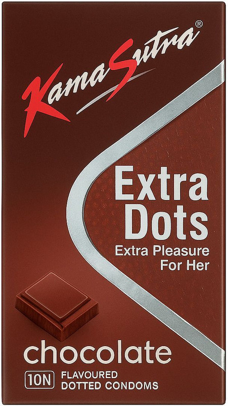 Kamasutra Extra dots chocolate condom 10s Condom(10 Sheets)