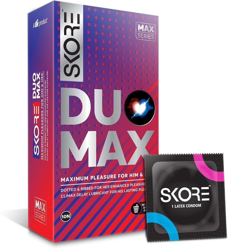 SKORE DUO MX condom pack off 1 Condom(10 Sheets)