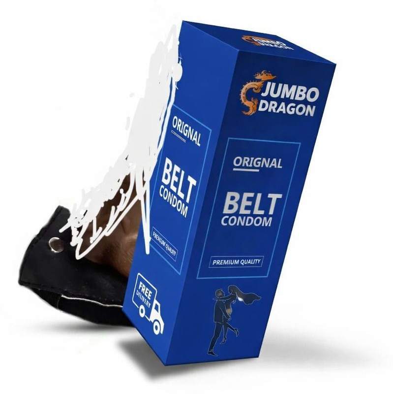 jumbo dragon BELT DRAGON JUMBO CONDOM | HARD BELT REGULAR Condom(2 Sheets)