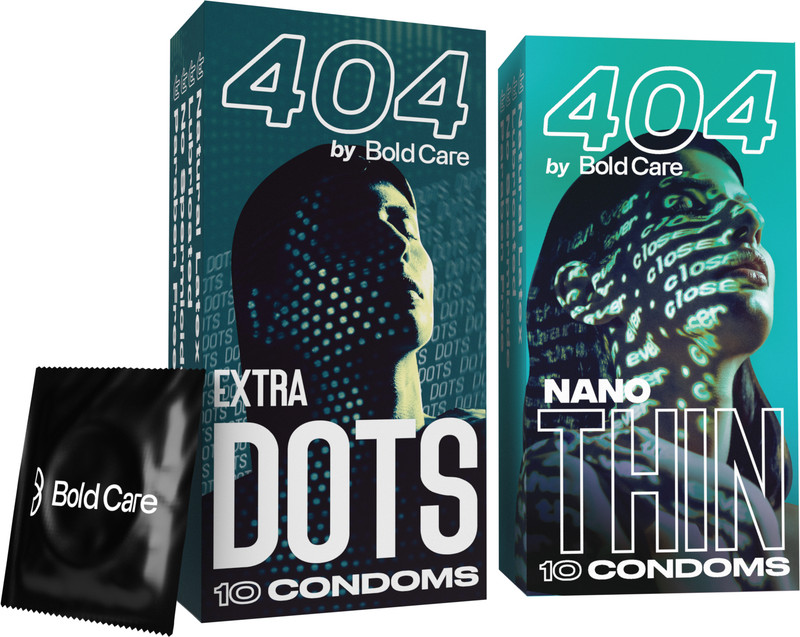Bold Care 404 Extra Dots Condoms+Super Nano Thin Condoms For Men Intense with Natural Feel Condom(Set of 2, 20 Sheets)