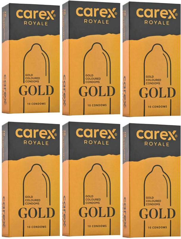 CAREX Royale Gold Condom(Set of 6, 60 Sheets)