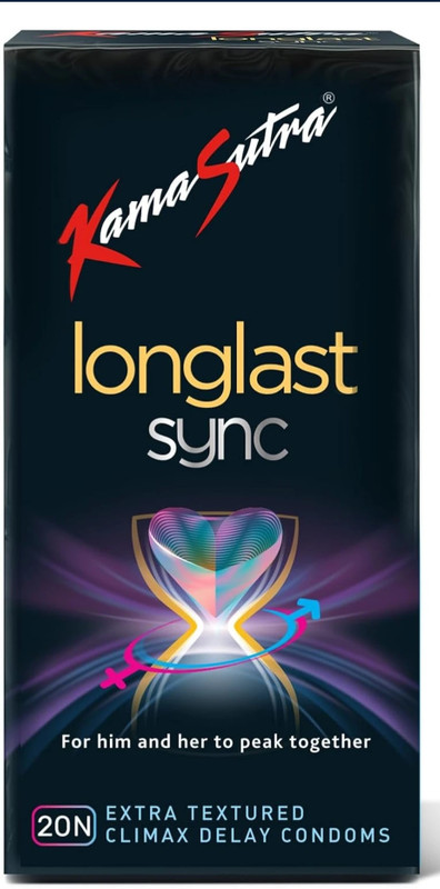 Kamasutra SYNC LONGLAST CONDOM 20 PIC Condom(20 Sheets)
