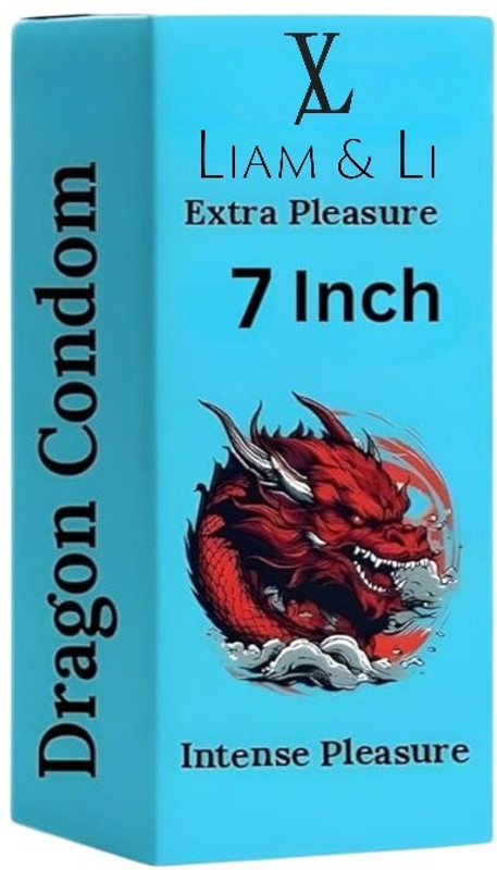 LIAM & LI Dragon Jumbo Size 7 Ich 1 Pack Condom(2 Sheets)