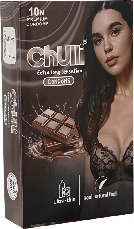 chulli chocolate ultra thin condoms 10 pcs Condom(10 Sheets)