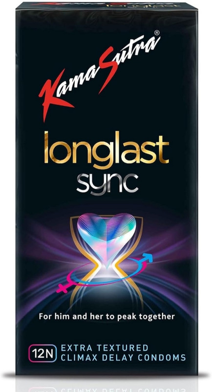 Kamasutra Longlast | 20s Pack | Climax Delay Condom(20 Sheets)