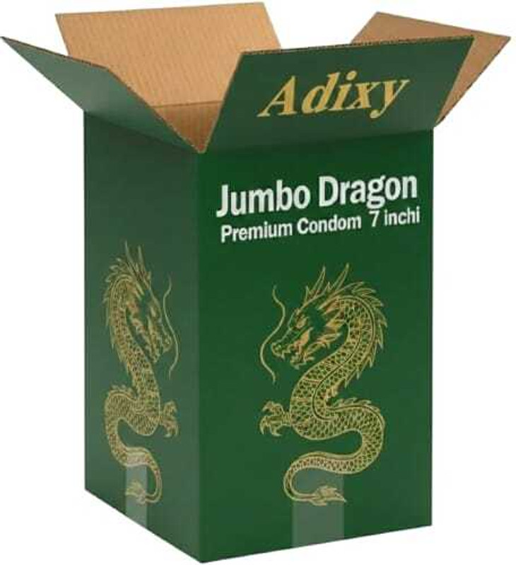 Adixy Silicon Dragon 4 Inchi Premium Design | Smooth Feel | Comfortable & Secure Fit Condom(10 Sheets)