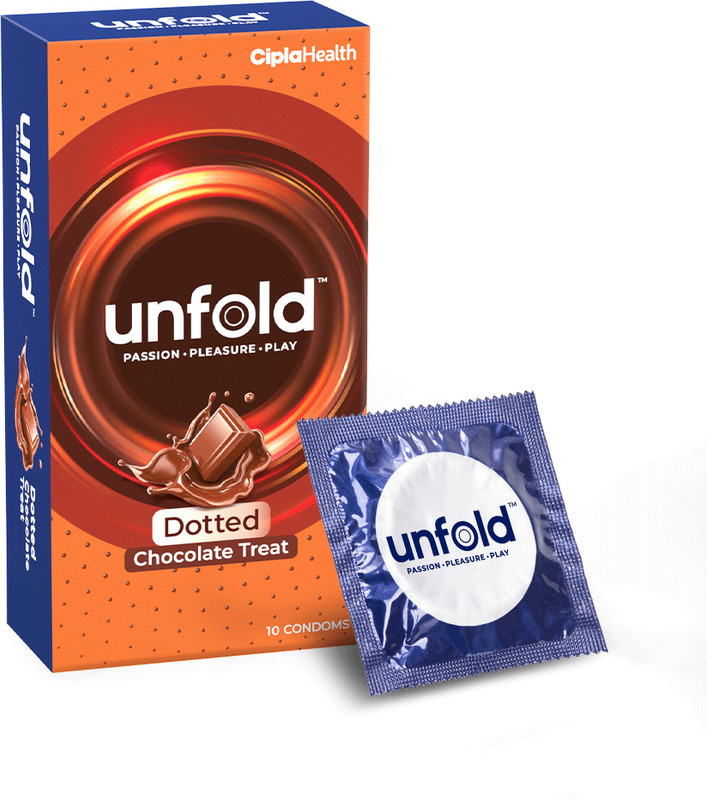 Unfold Strawberry Dotted Condom(10 Sheets)