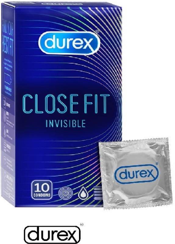 DUREX CloseFit Invisible Condom (10 N) Pack of 1 Condom(10 Sheets)