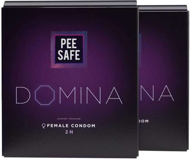 Pee Safe Domina Female With Disposable Bags Condom(Set of 4, 4 Sheets)