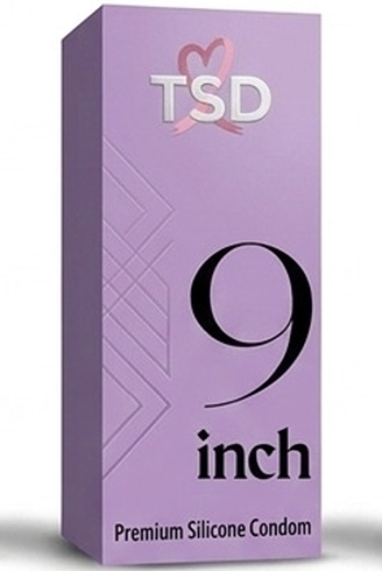 TSD SILICON PREMIUM SILICON 9 INCH EXTRA DURABLE Condom(2 Sheets)