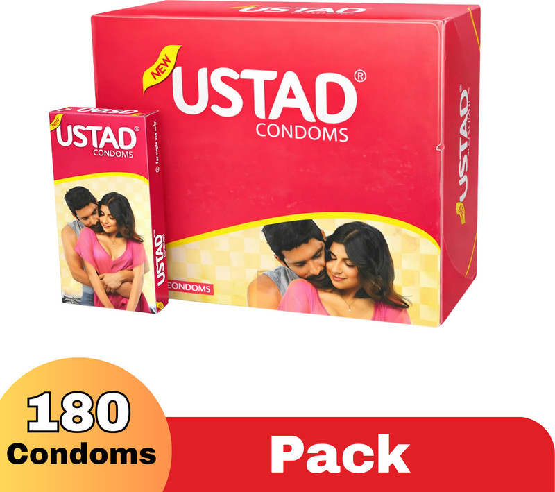 USTAD 6s Pack 1 Box Affordable Protection Smooth Safe Easy Use Pack Condom(180 Sheets)
