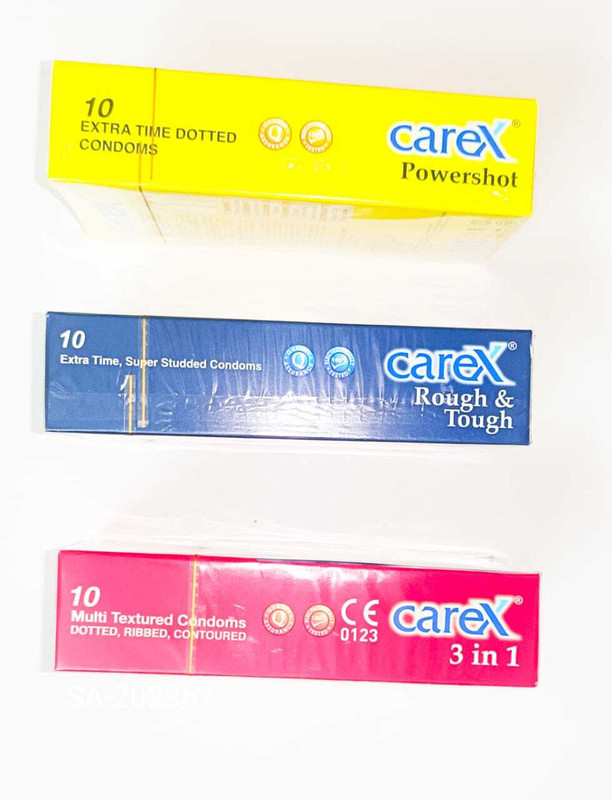 CAREX Combo Condom(Set of 3, 30 Sheets)