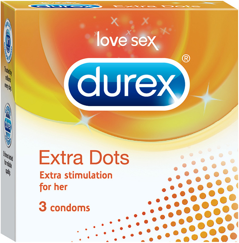 DUREX Extra Dots Condom(3 Sheets)