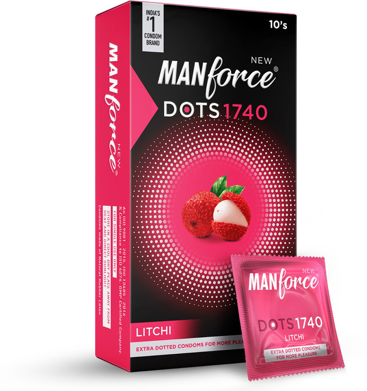 MANFORCE Litchi 1740 dotts Condom(10 Sheets)