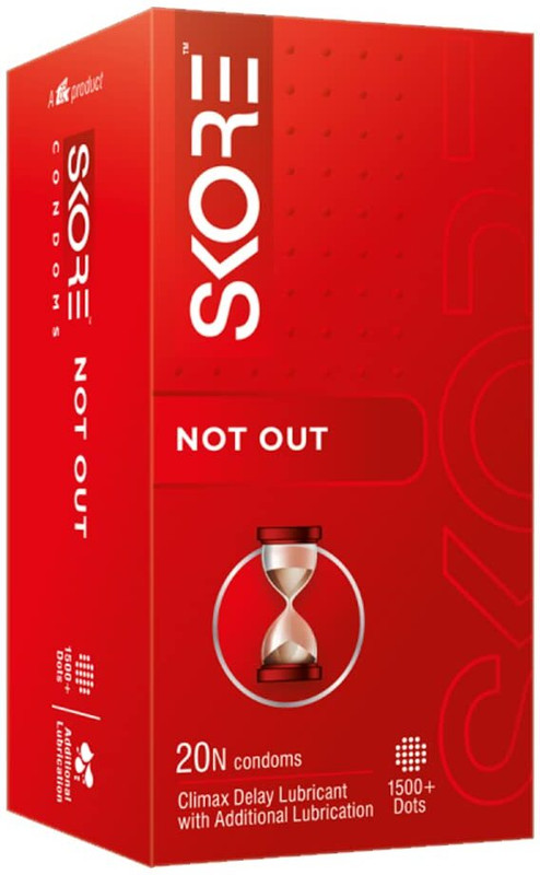 SKORE NOT OUT 20 PCS Condom(1 Sheets)