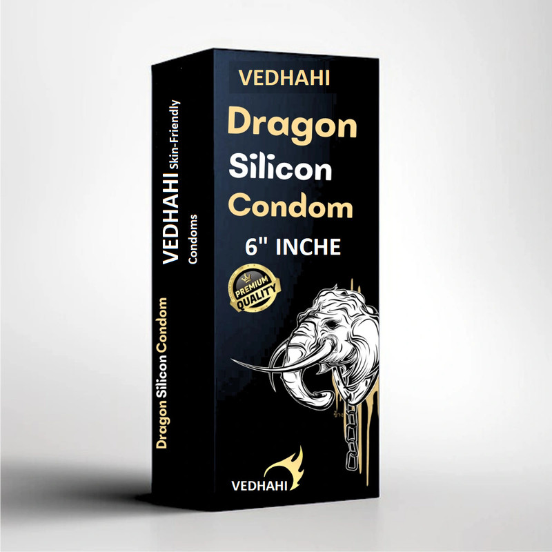 VEDHAHI Black Box 6i Drra-gon Condom(2 Sheets)