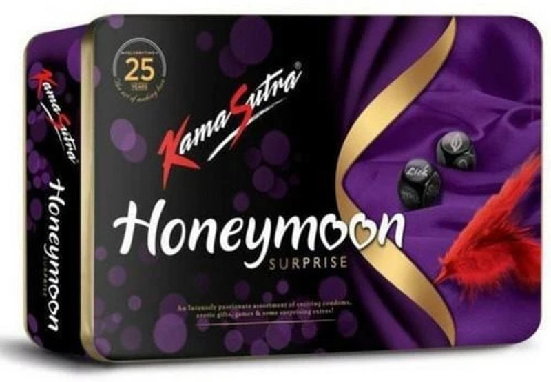 Kamasutra Honeymoon Surprise Pack Multi Combo (Concealed/Confidential Packaging) Condom(26 Sheets)