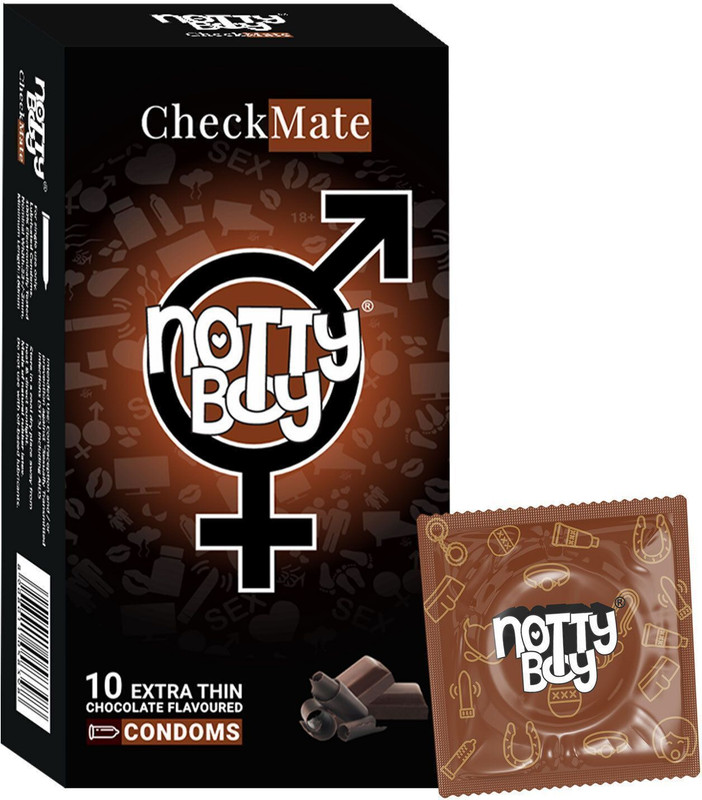 NottyBoy Thin Chocolate Flavour Condom(10 Sheets)