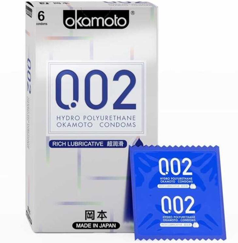 okamoto 0.02 Japan's Best Thinnest Condom In India Condom(6 Sheets)