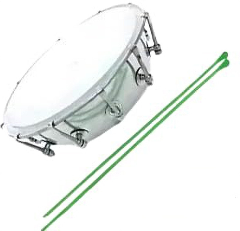 BestBrother Tasha Drum Steel Dhol with 2 Stick Conga(Fiber)