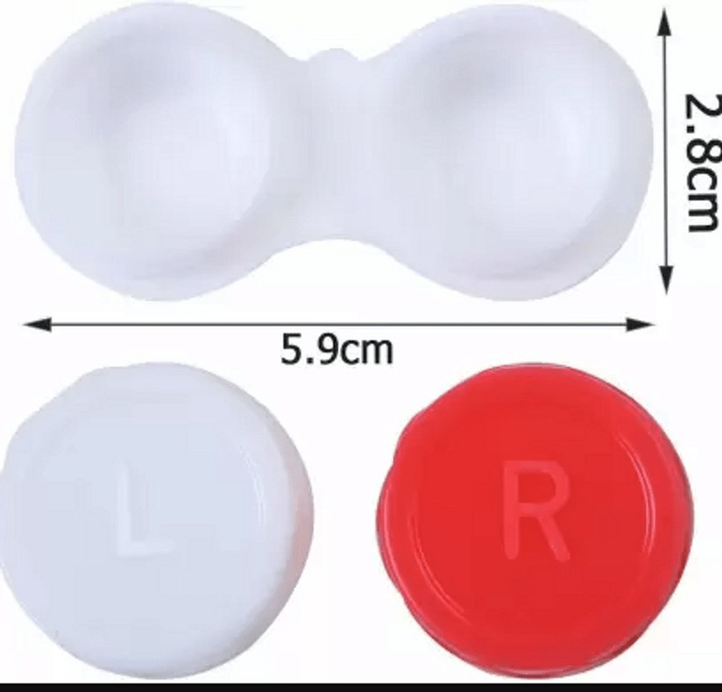 EYCOG anti-bacterial lens case pack of 1 contact lenc(Pack of: 1)