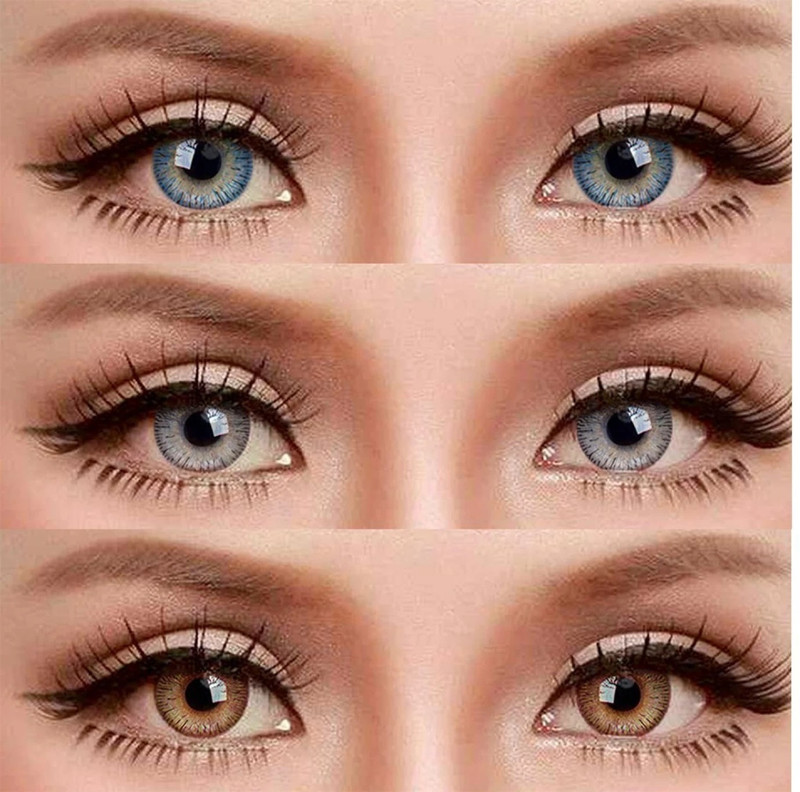 soft eye Daily Disposable(light white 0.0, Colored Contact Lenses, Pack of 1)