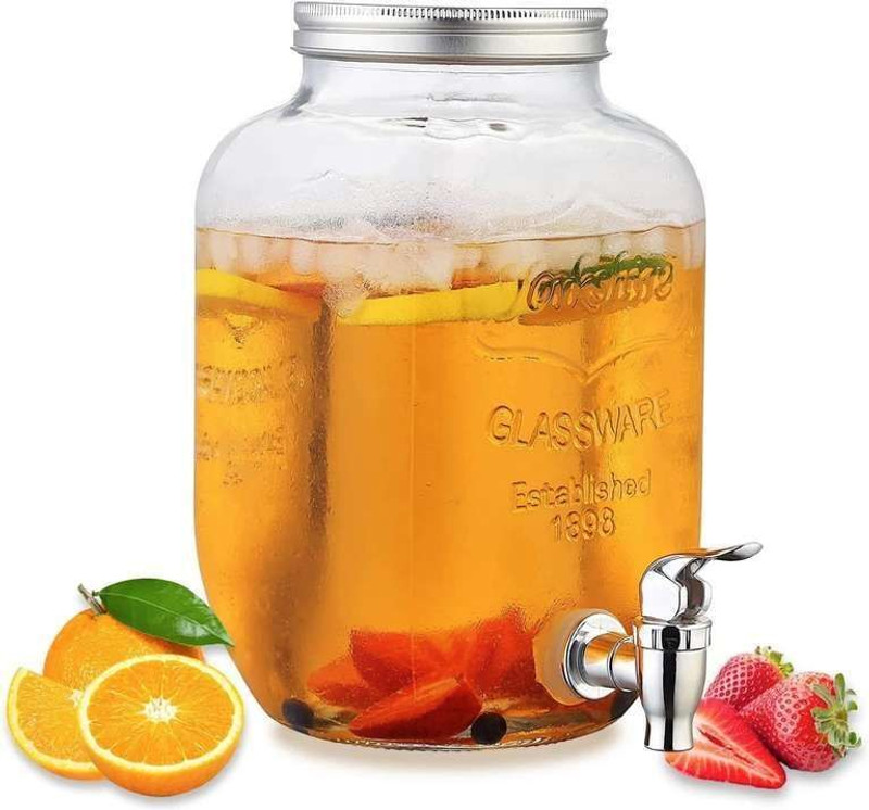 TDMM Glass Pickle Jar - 5000 ml(Clear)