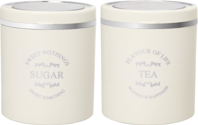 Jaypee Plus Plastic Tea Coffee & Sugar Container - 750 ml(Pack of 2, Blue)