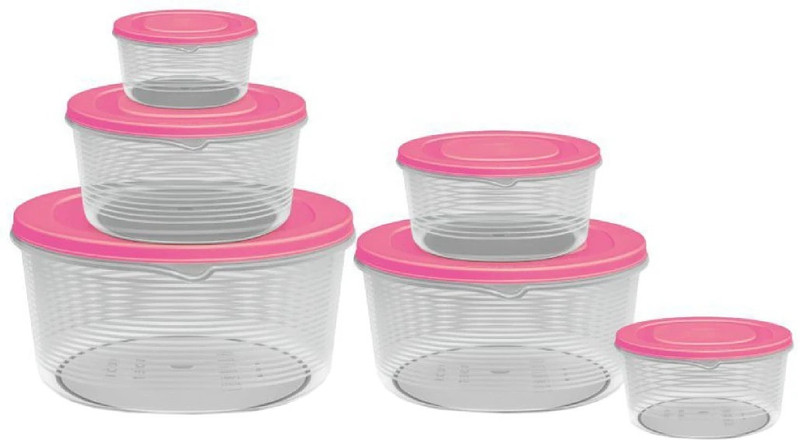 MILTON Plastic Utility Container  - 1 L(Pack of 2, Clear)
