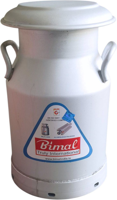 Bimal Aluminium Aluminium Milk Container - 20 L(Silver)